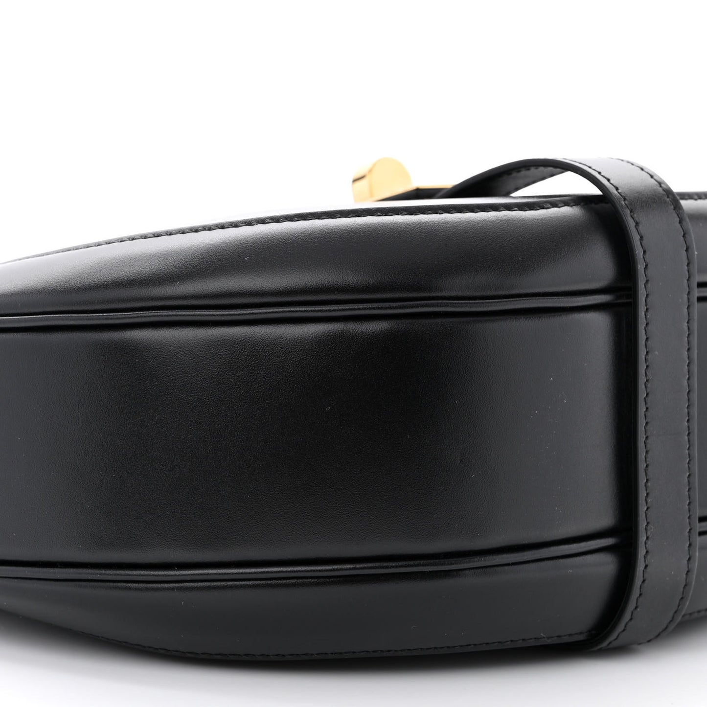 Satinated Calfskin Medium Besace 16 Black