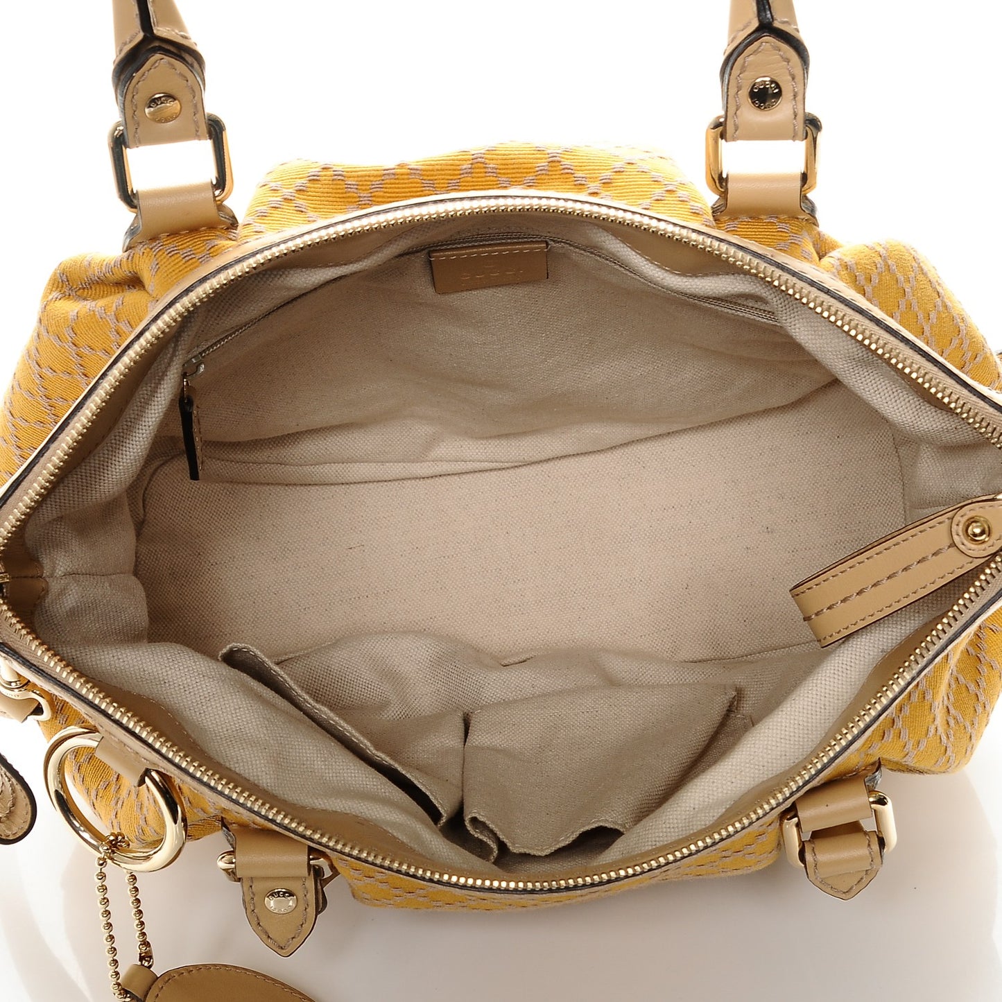 Diamante Medium Sukey Top Handle Yellow