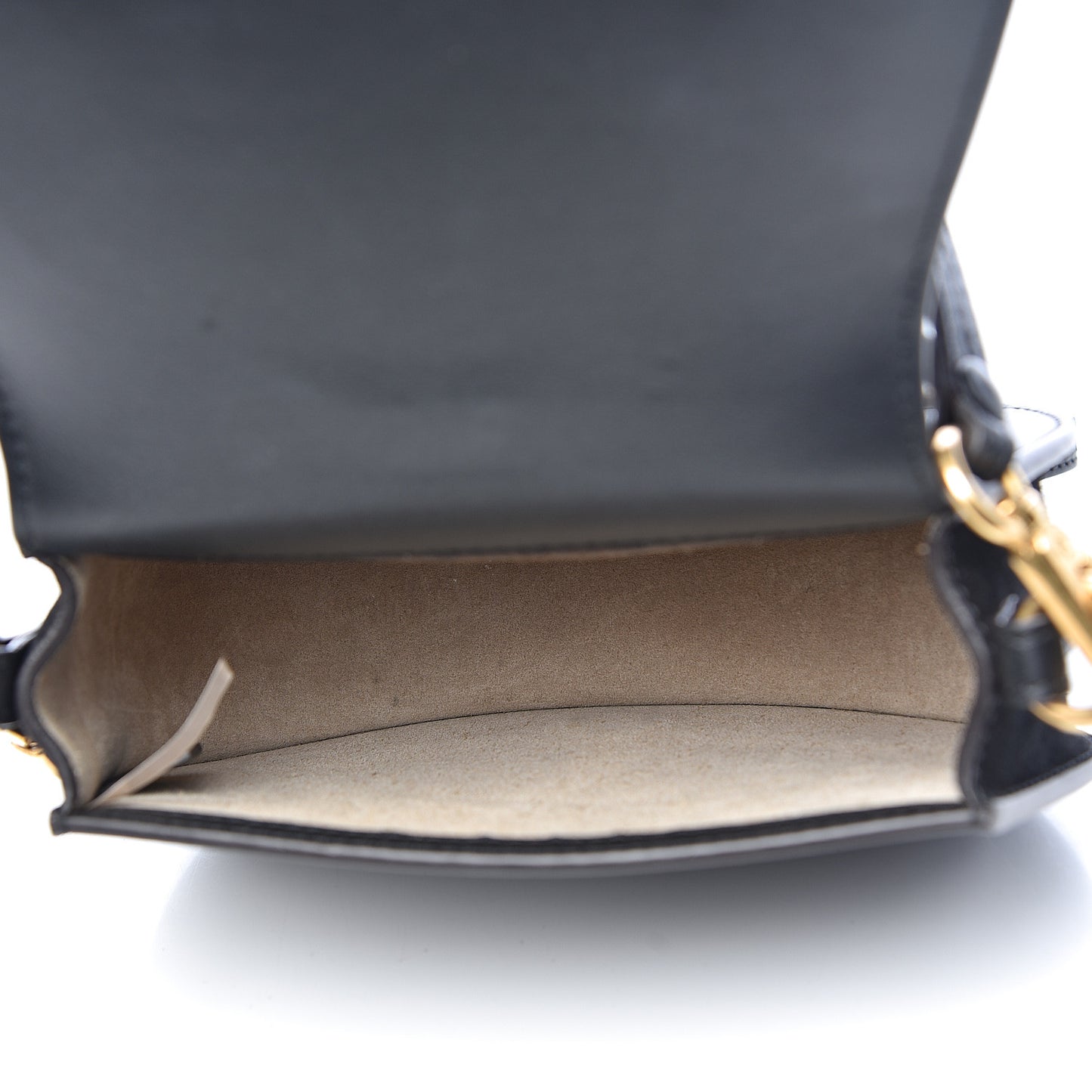 Calfskin Small Nile Bracelet Bag Black