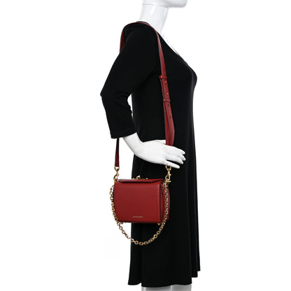 Alexander McQueen Silky Amish Grained Box Shoulder Bag 16 Lacquered Red 2 of 12