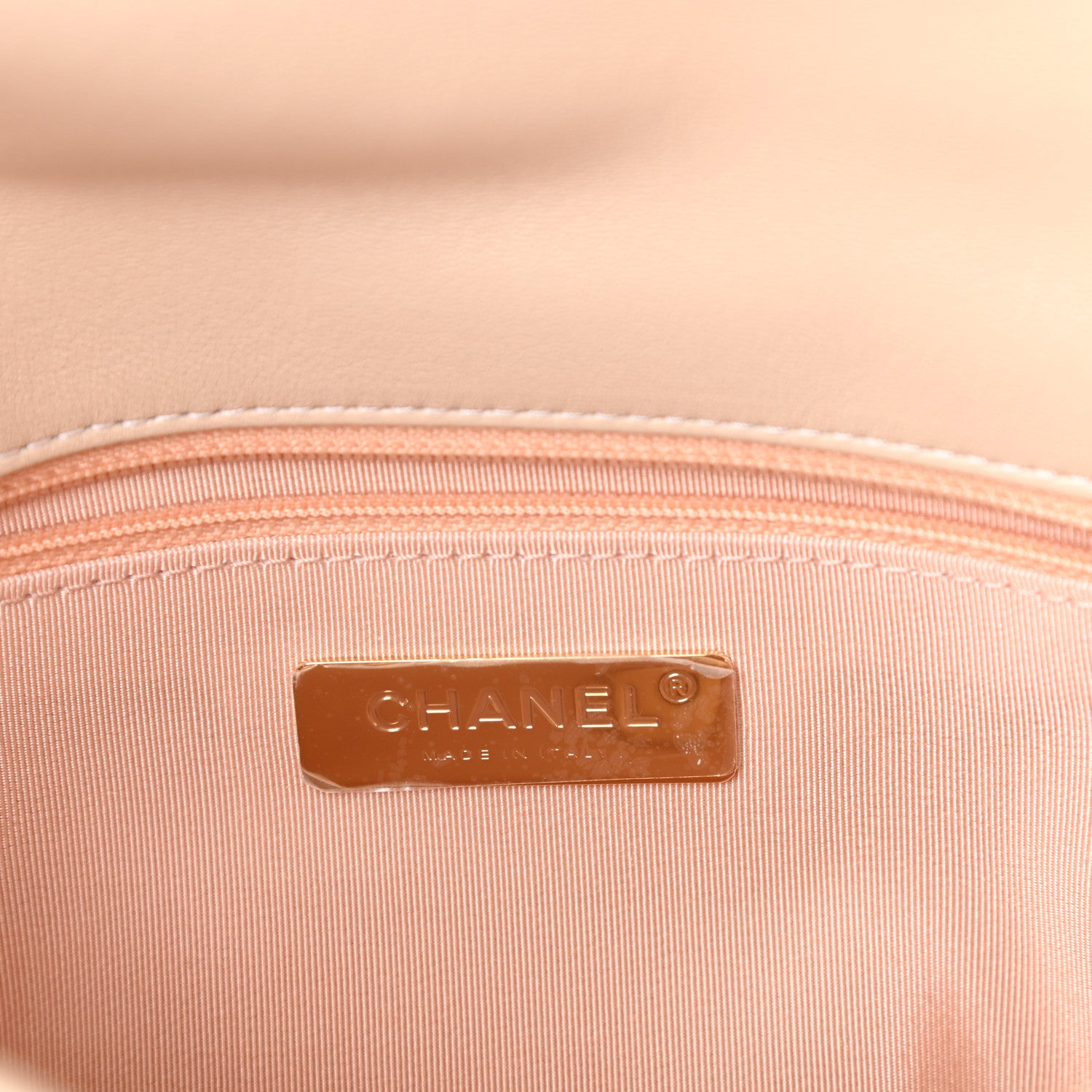 Chanel Lambskin Quilted Medium Chanel 19 Flap Beige 6 of 10