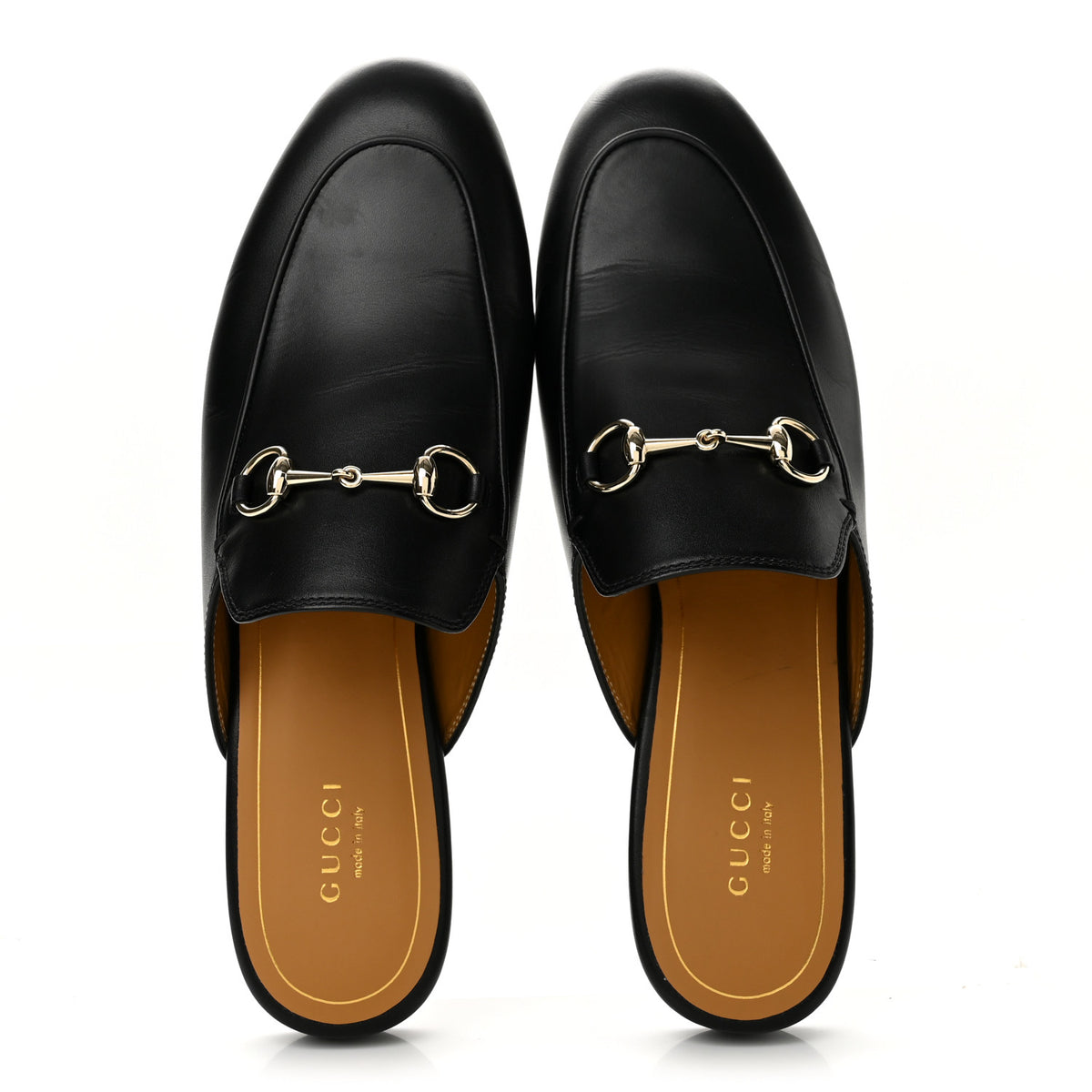 Gucci Calfskin Womens Princetown Slippers 39 Black 2 of 11
