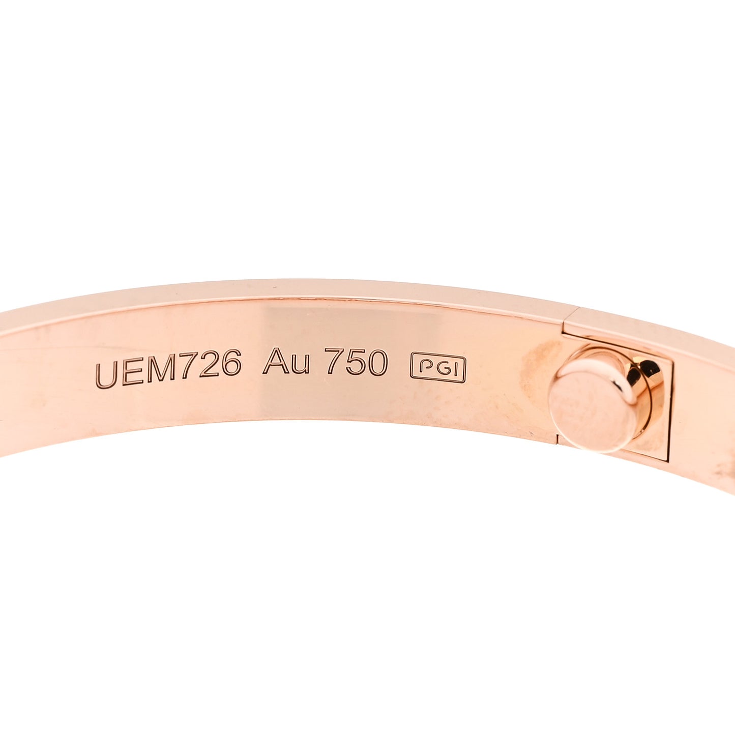 18K Pink Gold LOVE Bracelet 19