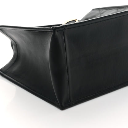 Christian Dior Calfskin Macro Cannage Medium Book Tote Black 8 of 10