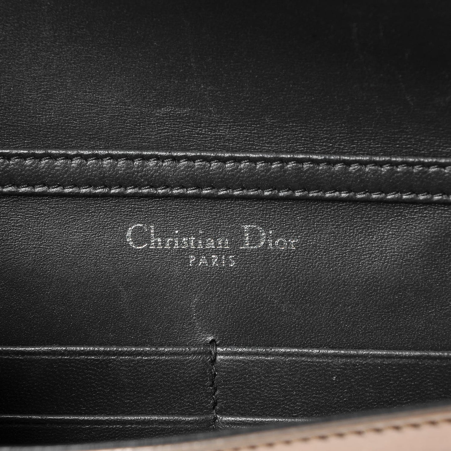 Metallic Patent Micro-Cannage Diorama Wallet on Chain Pouch Gold