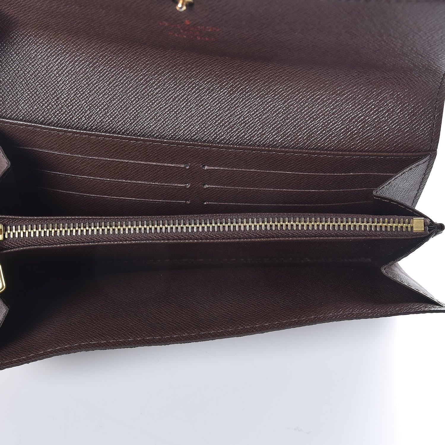 Louis Vuitton Damier Ebene Sarah Wallet 5 of 6