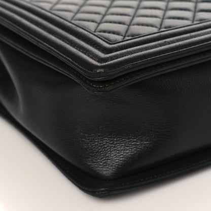 Chanel Calfskin Quilted Large Boy Flap Black 8 of 10
