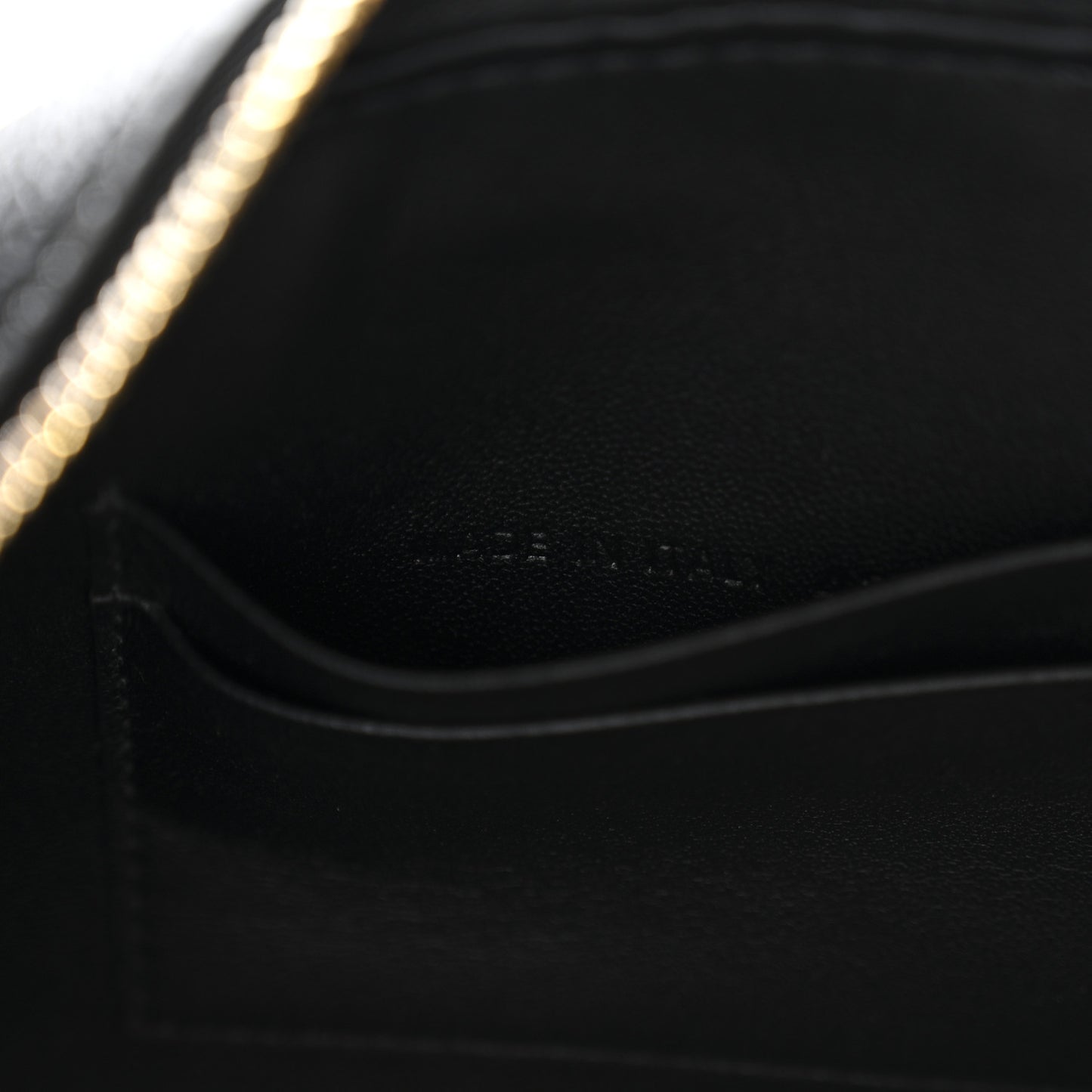 Supple Calfskin Caro Double Pouch Black