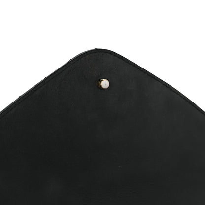 Louis Vuitton Calfskin Embroidered New Wave Chain MM Black 13 of 13