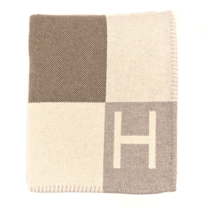 Hermes Wool Cashmere Avalon Blanket Ecru Naturel 1 of 3