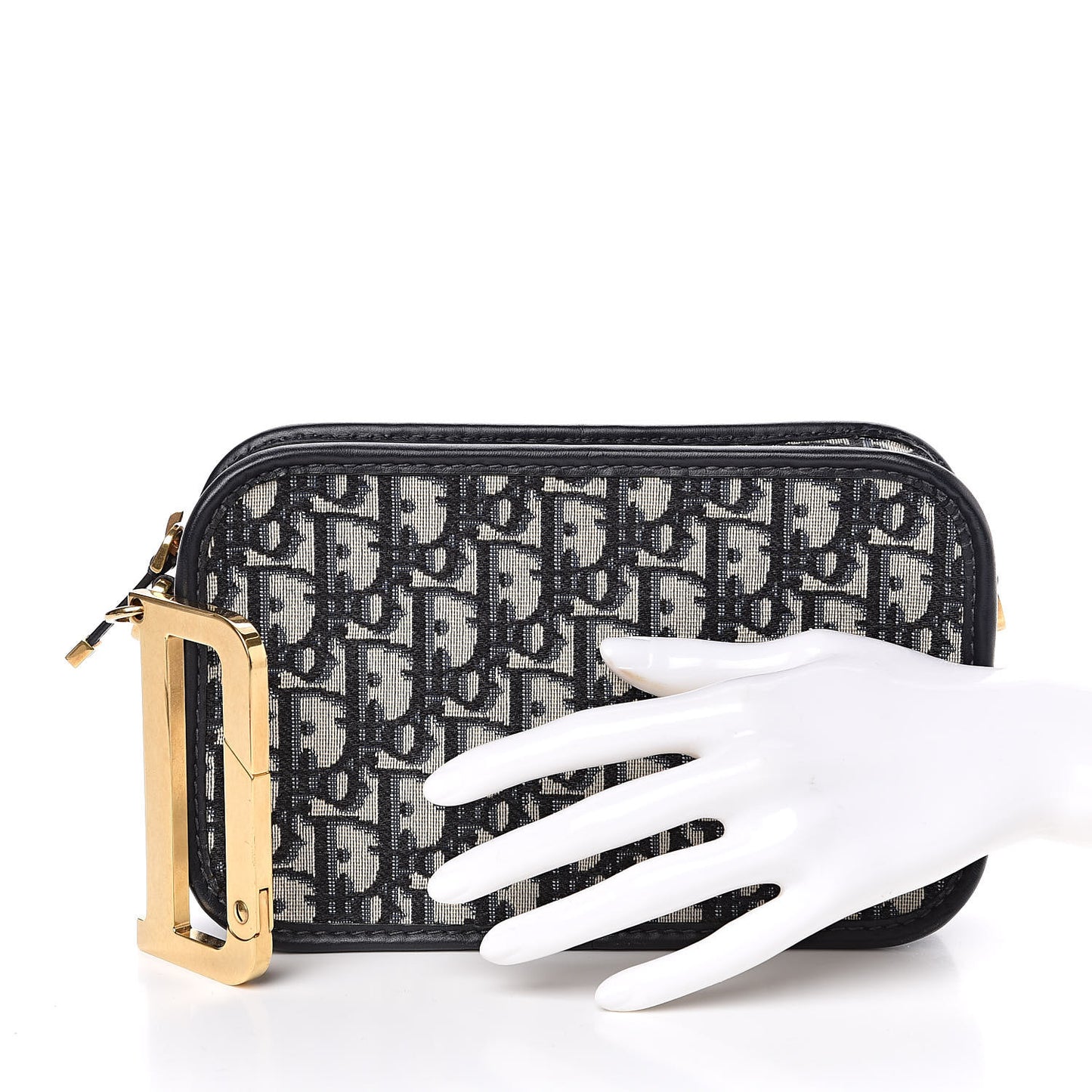 Oblique Diorquake Clutch Blue