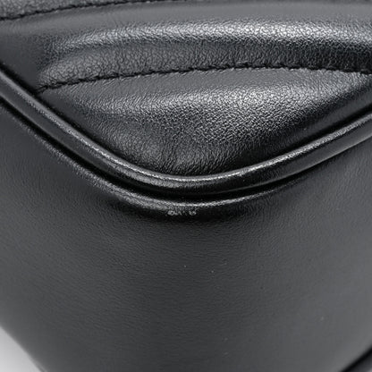 Saint Laurent Calfskin Matelasse Monogram Lou Camera Bag Black 11 of 11