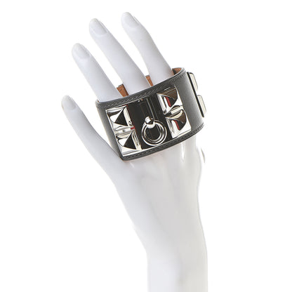 Hermes Swift Collier De Chien CDC Bracelet S Graphite 2 of 6