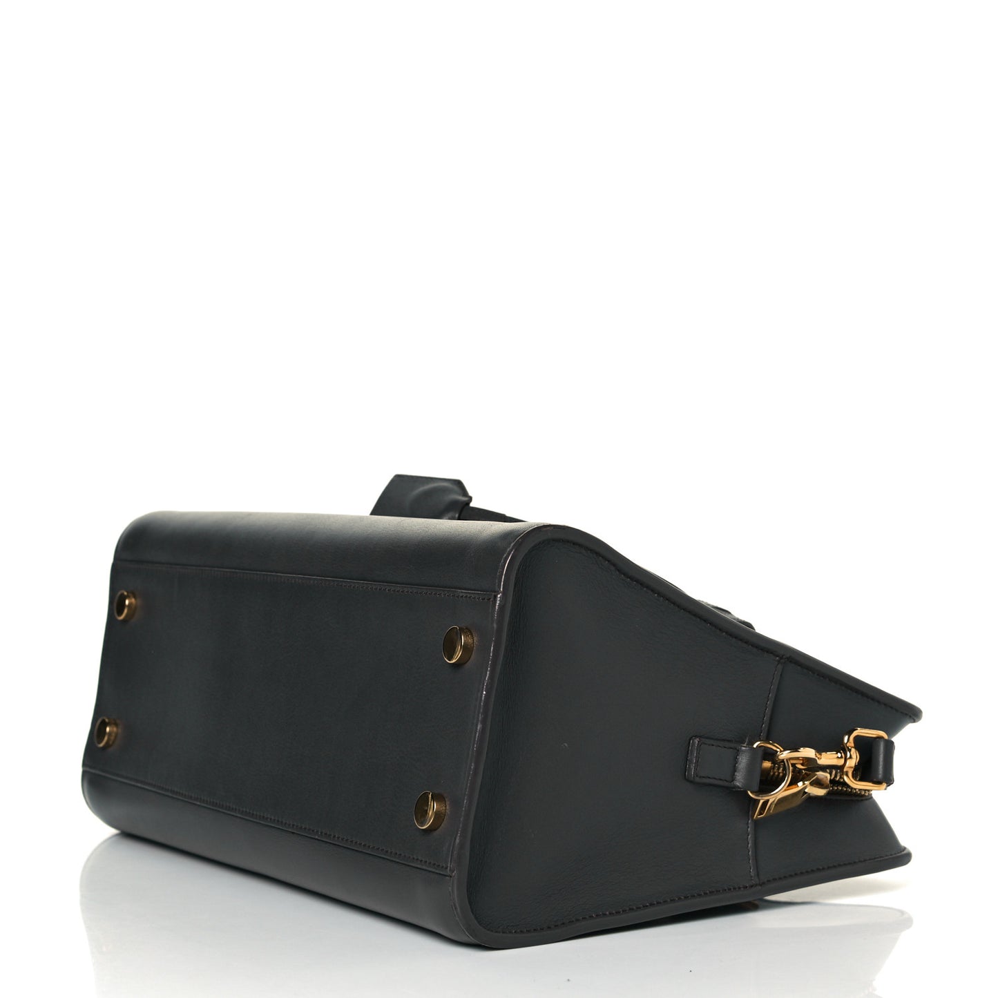 Calfskin Small Monogram Cabas Grey