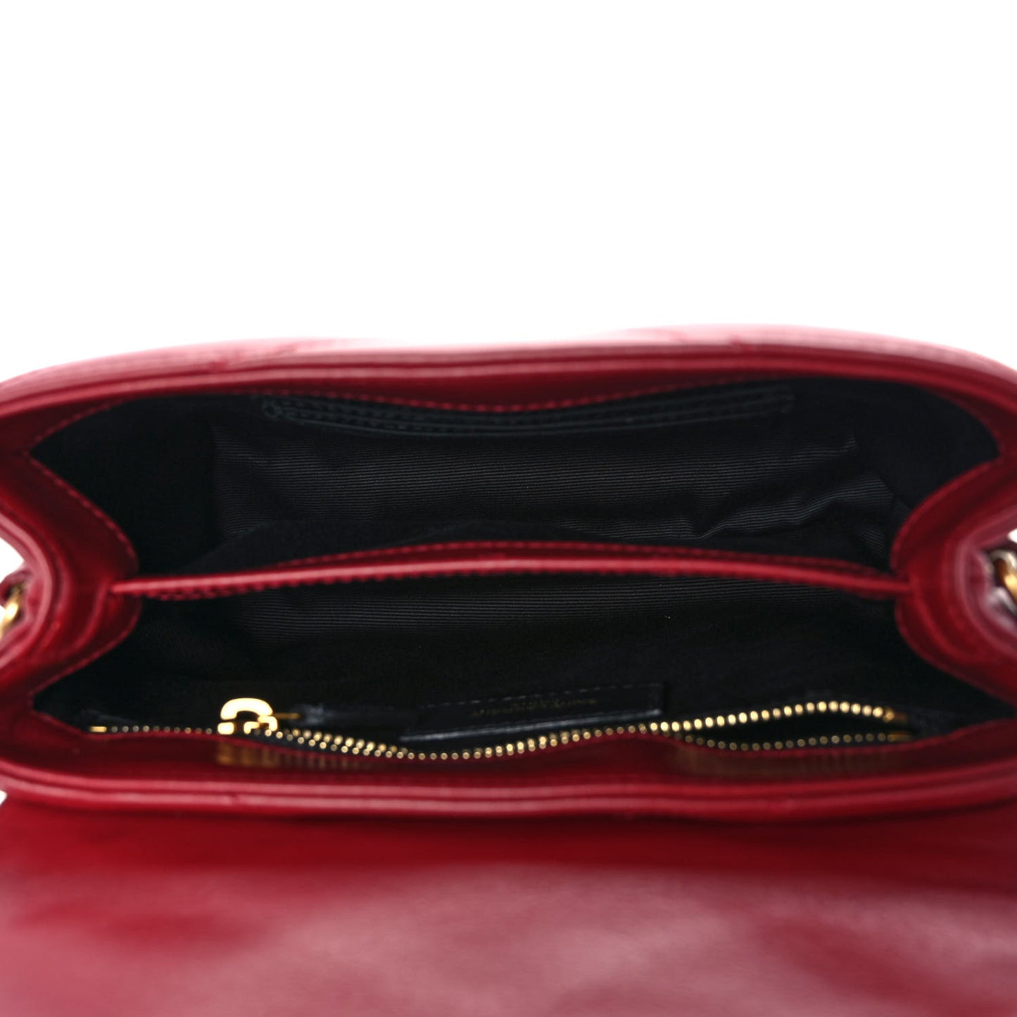 Calfskin Y Quilted Monogram Toy Loulou Crossbody Bag Opyum Red
