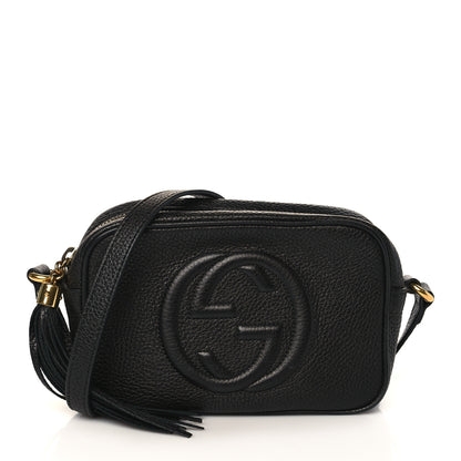 Gucci Pebbled Calfskin Mini Soho Disco Bag Black 1 of 9