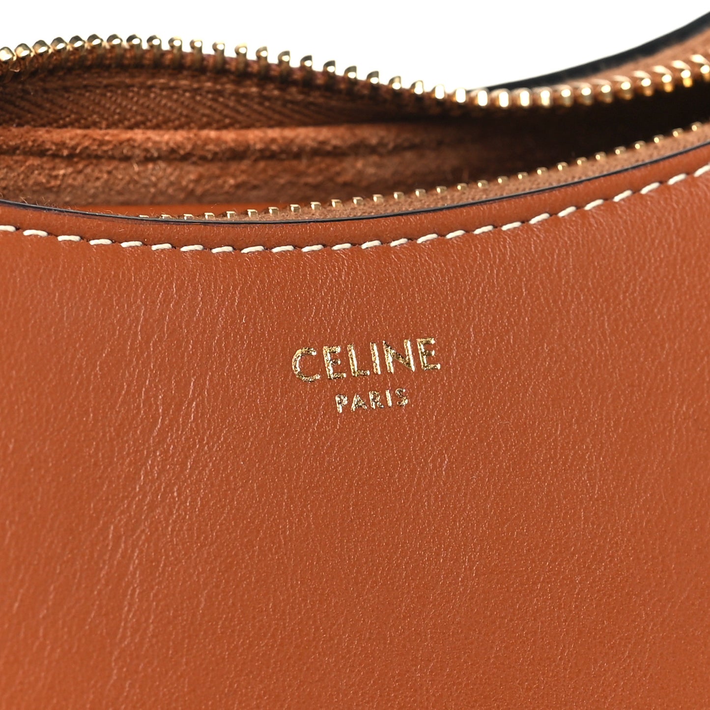 Smooth Calfskin Medium Strap Ava Shoulder Bag Tan