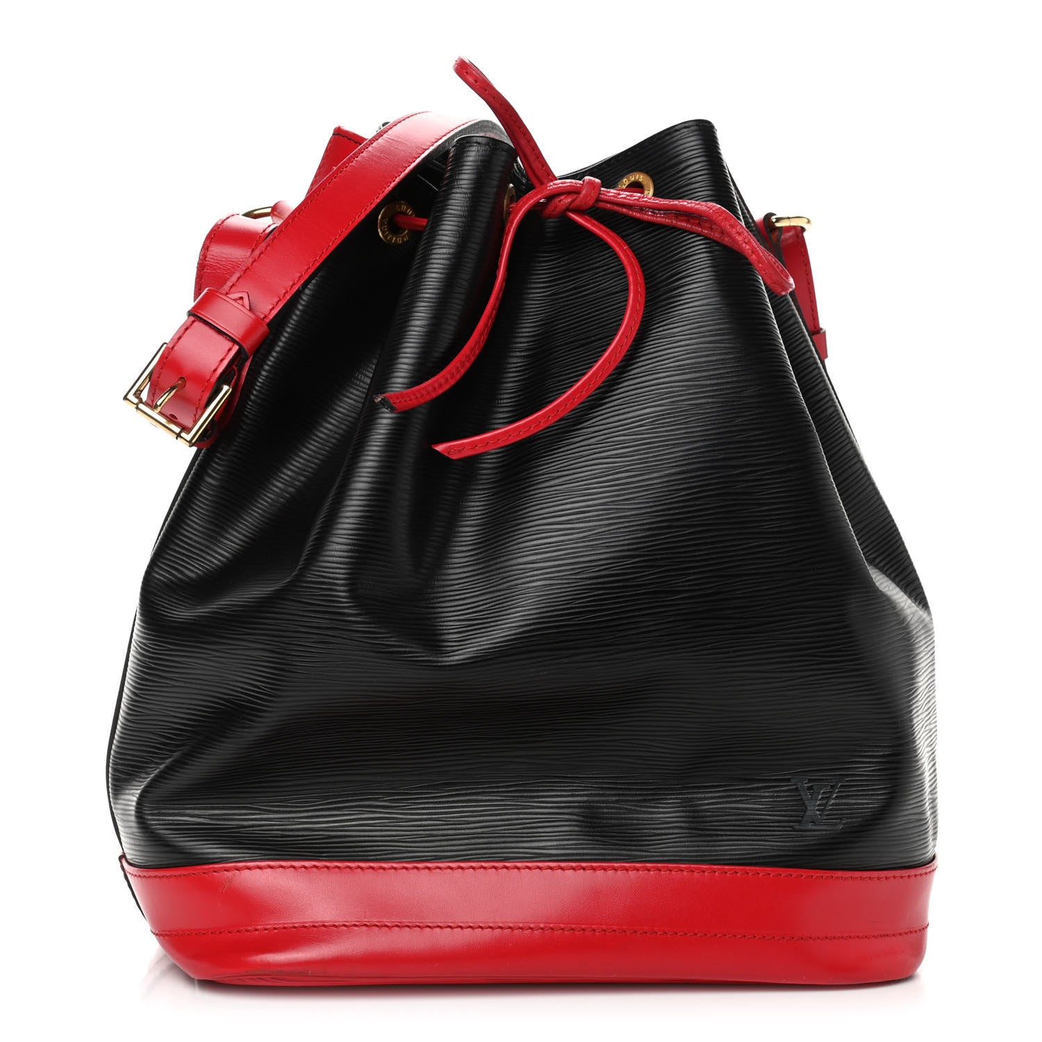 Louis Vuitton Epi Bi-Color Noe Castillan Red Black 1 of 15