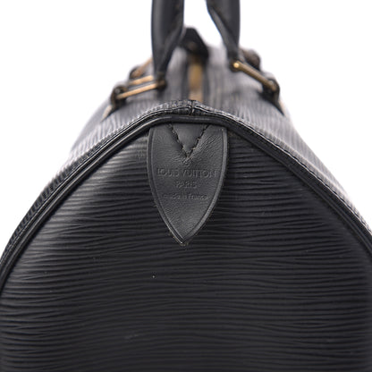 Louis Vuitton Epi Speedy 25 Black 5 of 12