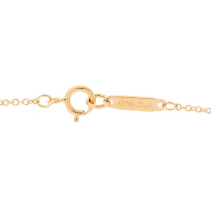Tiffany 18K Rose Gold Twist Bow Pendant Necklace 5 of 6