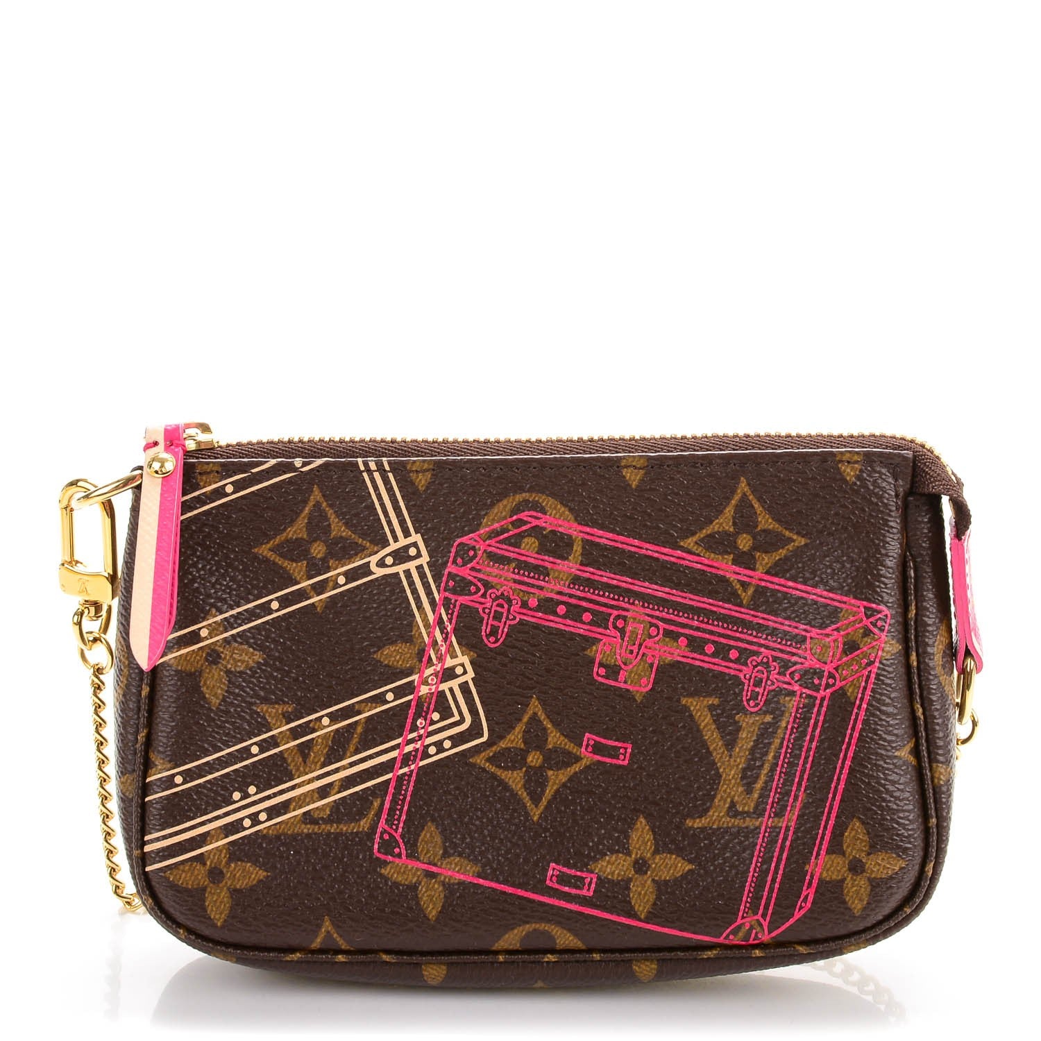 Louis Vuitton Monogram 2014 Christmas Animation Mini Pochette Accessories 1 of 7