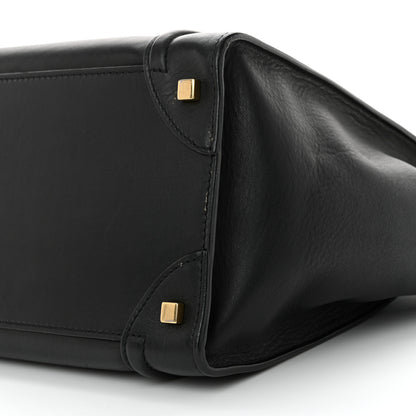 Celine Smooth Calfskin Mini Luggage Black 9 of 14