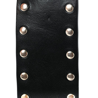 Valentino Garavani Lambskin Rockstud Spike Shoulder Strap Black 4 of 4