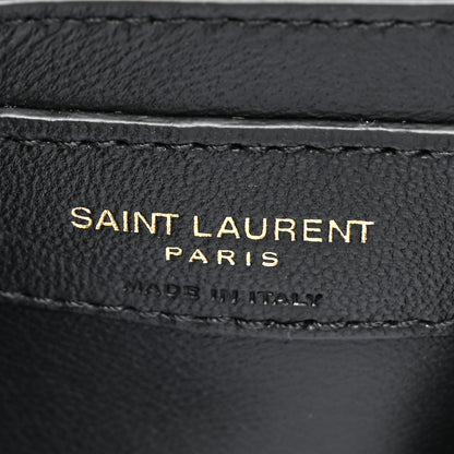 Saint Laurent Velvet Y Quilted Monogram Small Loulou Chain Satchel Dark Vintage Olive 8 of 11
