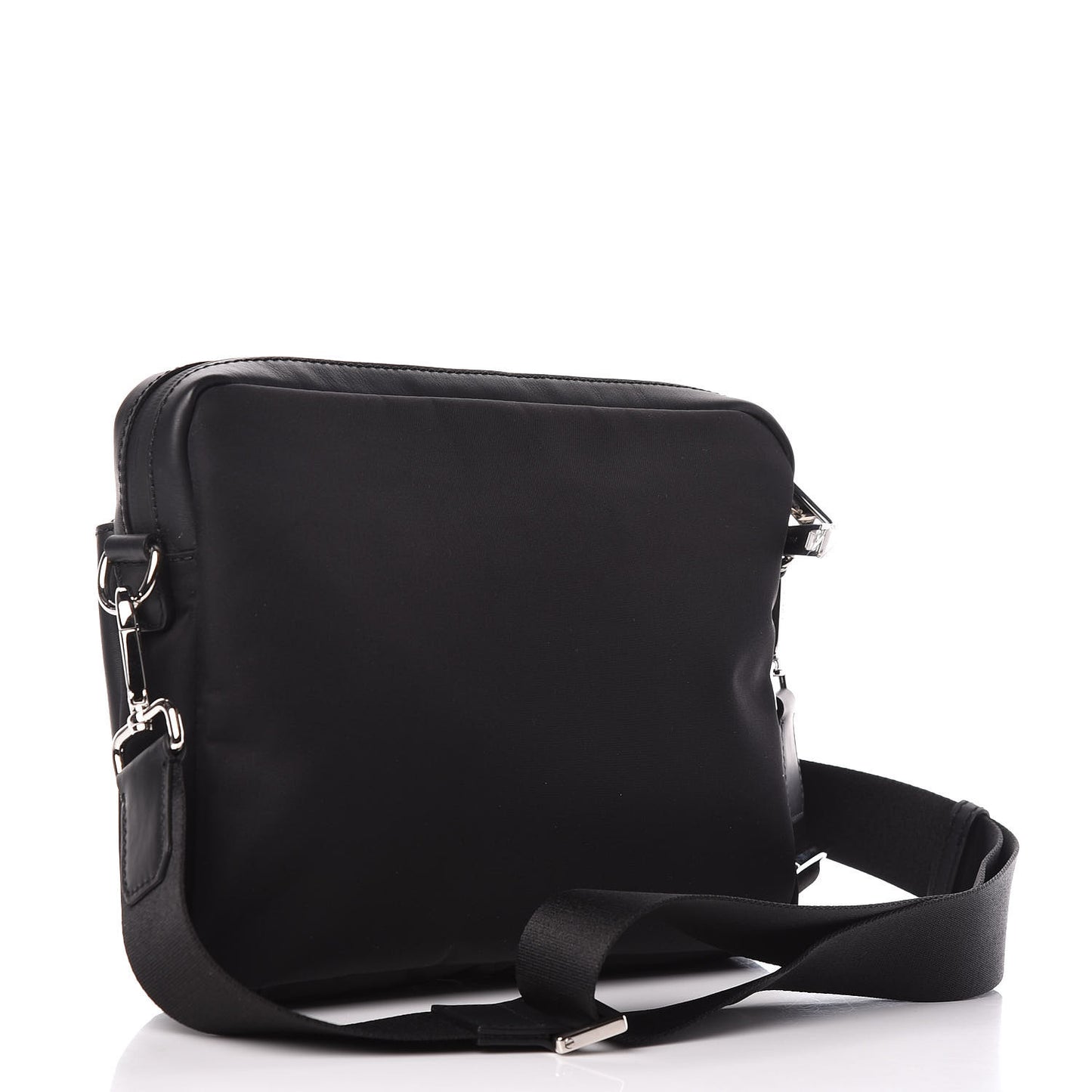 Nylon Vitello Century Opaco Mini Bug Eyes Flat Messenger Black