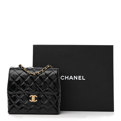 Chanel Patent Quilted Small Flap Black 11 of 11