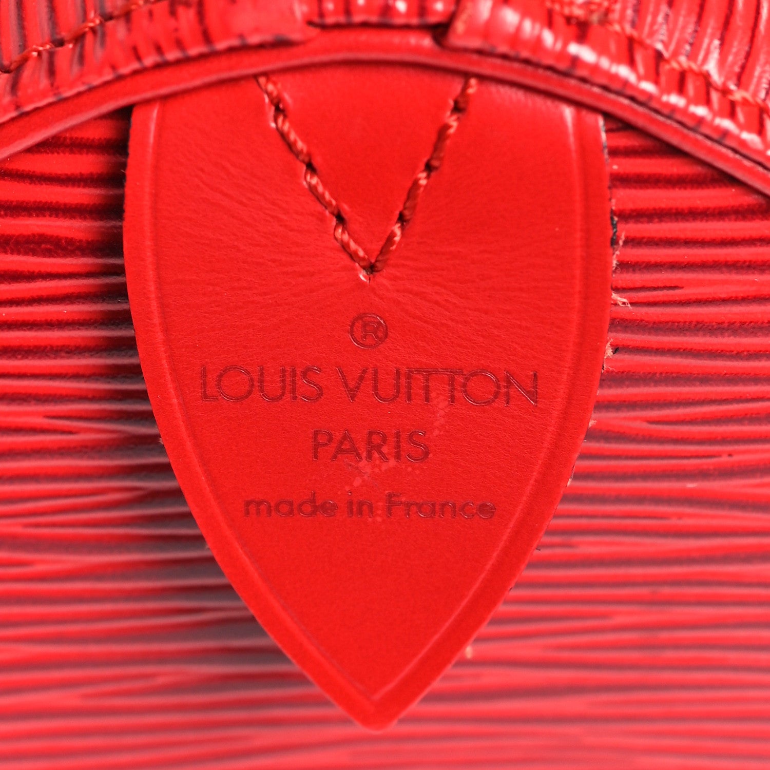 Louis Vuitton Epi Speedy 25 Castillan Red 7 of 9