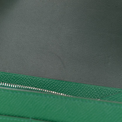Hermes Epsom Constance Compact Passant Wallet Vert Vertigo 14 of 16