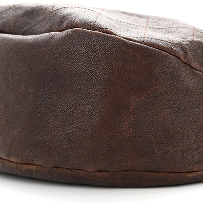 Chanel Caviar Outdoor Ligne Large Hobo Brown 9 of 11