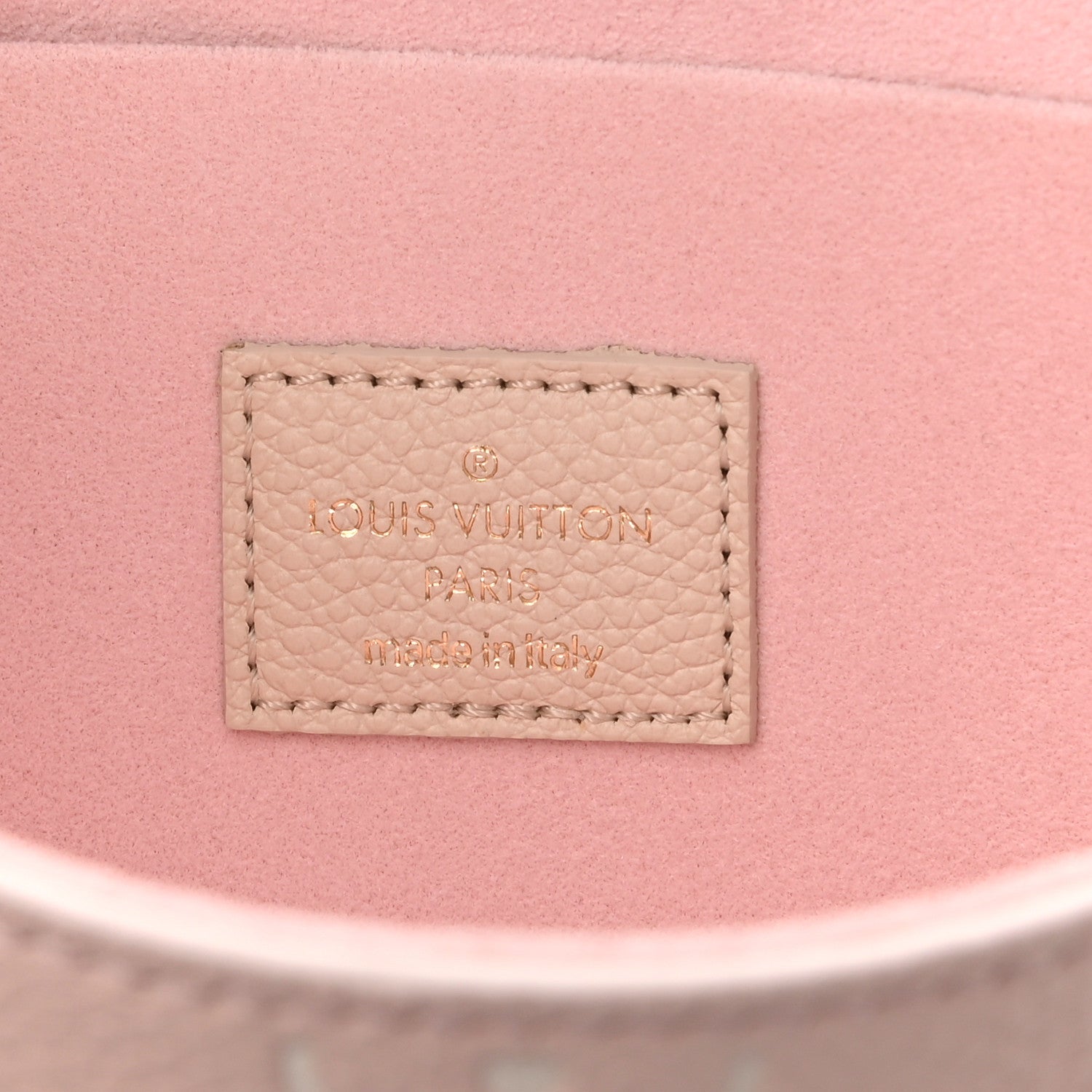 Louis Vuitton Empreinte Spring in the City Felicie Pochette Chain Wallet Pink Beige Yellow 6 of 7