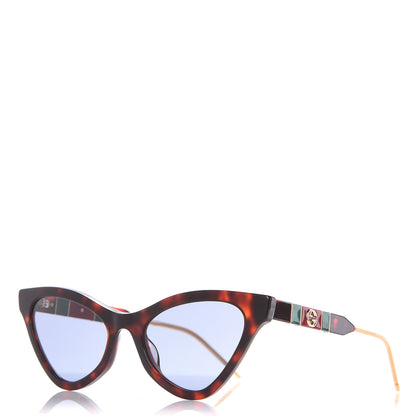 Gucci Acetate Cat Eye GG0597S Sunglasses Havana 1 of 8