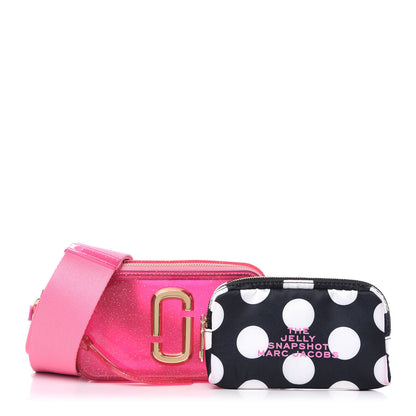Marc Jacobs Jelly Glitter Small Snapshot Camera Bag Pink 1 of 10