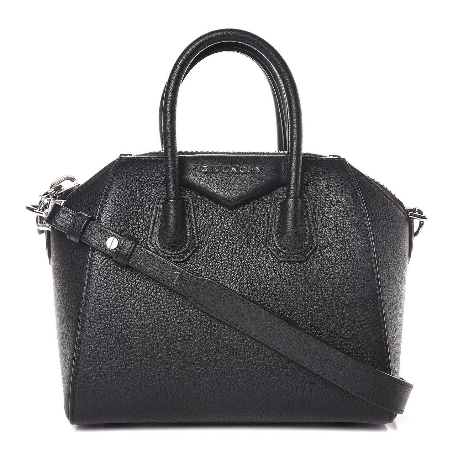Sugar Goatskin Mini Antigona Black