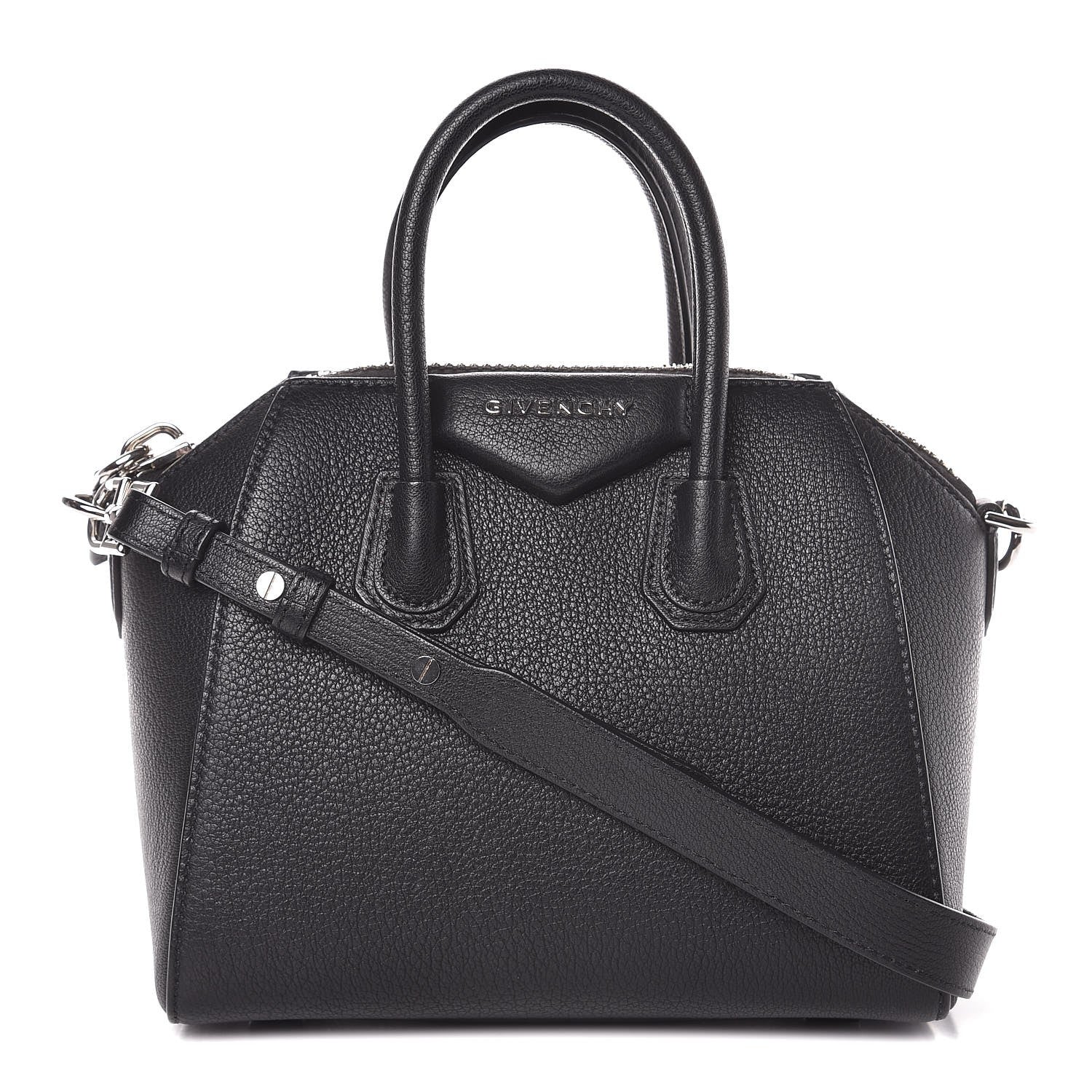 Givenchy Sugar Goatskin Mini Antigona Black 1 of 7
