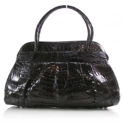 Nancy Gonzalez Crocodile Satchel Black 1 of 10