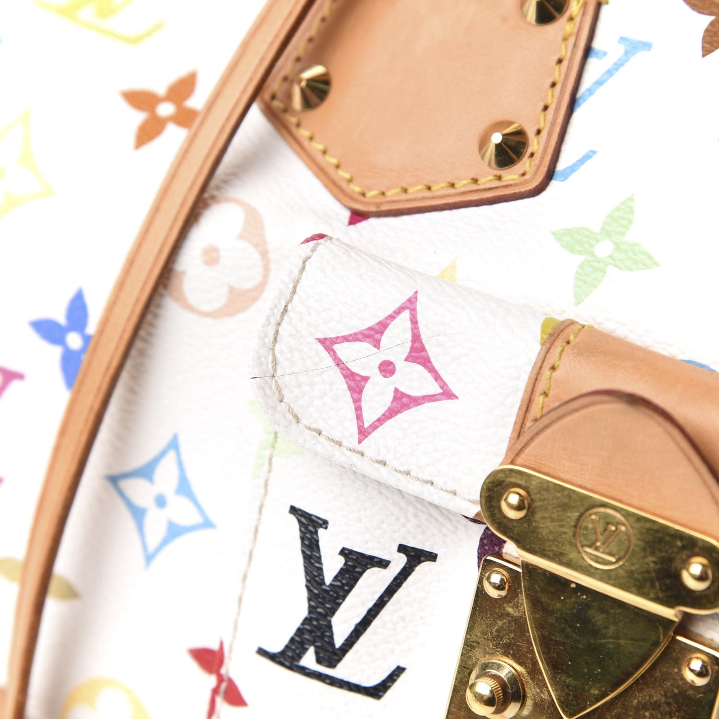 Monogram Multicolor Speedy 30 White