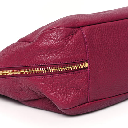 Prada Vitello Daino Side Zip Pocket Hobo Ametista 9 of 14
