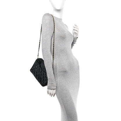 Chanel Patent Quilted Tassel Camera Case Black 2 of 11