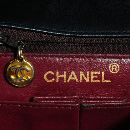 Chanel Lambskin Quilted Mini Square Flap Black 7 of 8