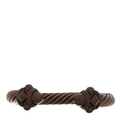 David Yurman Aluminum 10mm Cable Renaissance Bracelet Chocolate 1 of 4