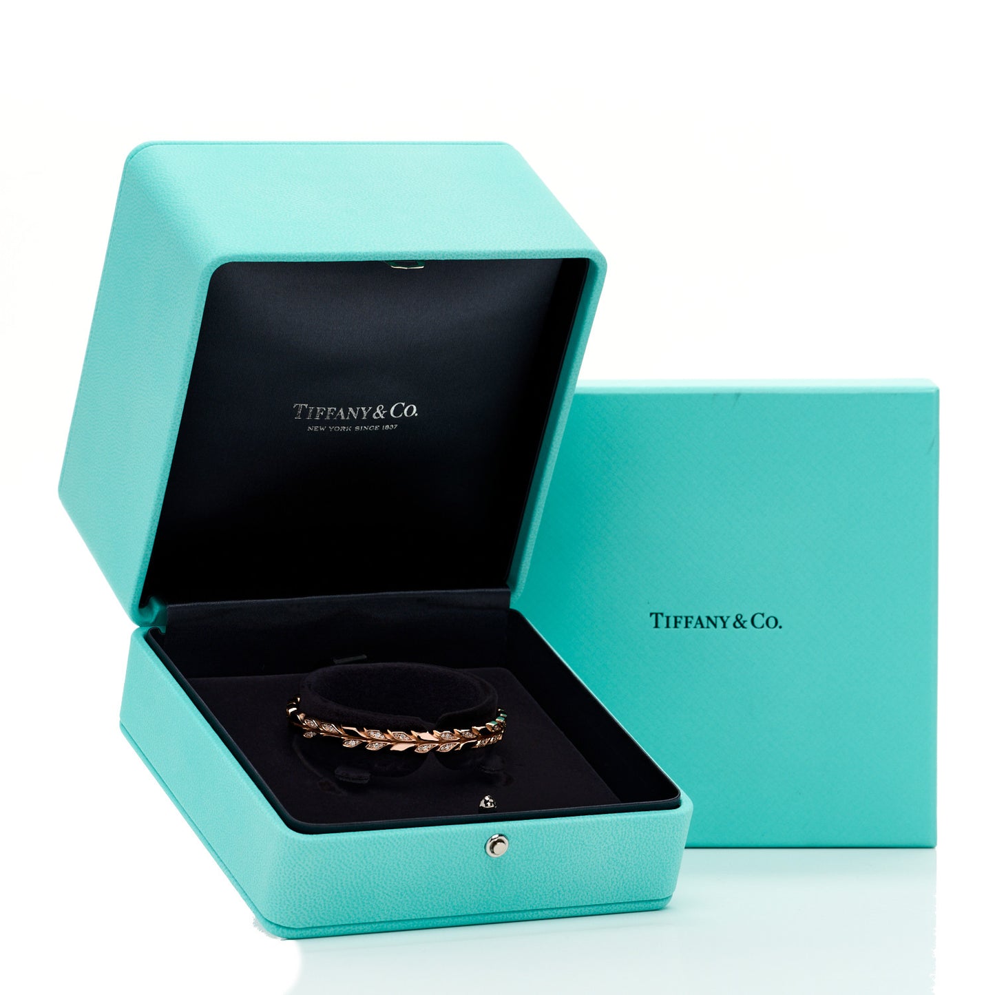18K Rose Gold Diamond Victoria Vine Bracelet