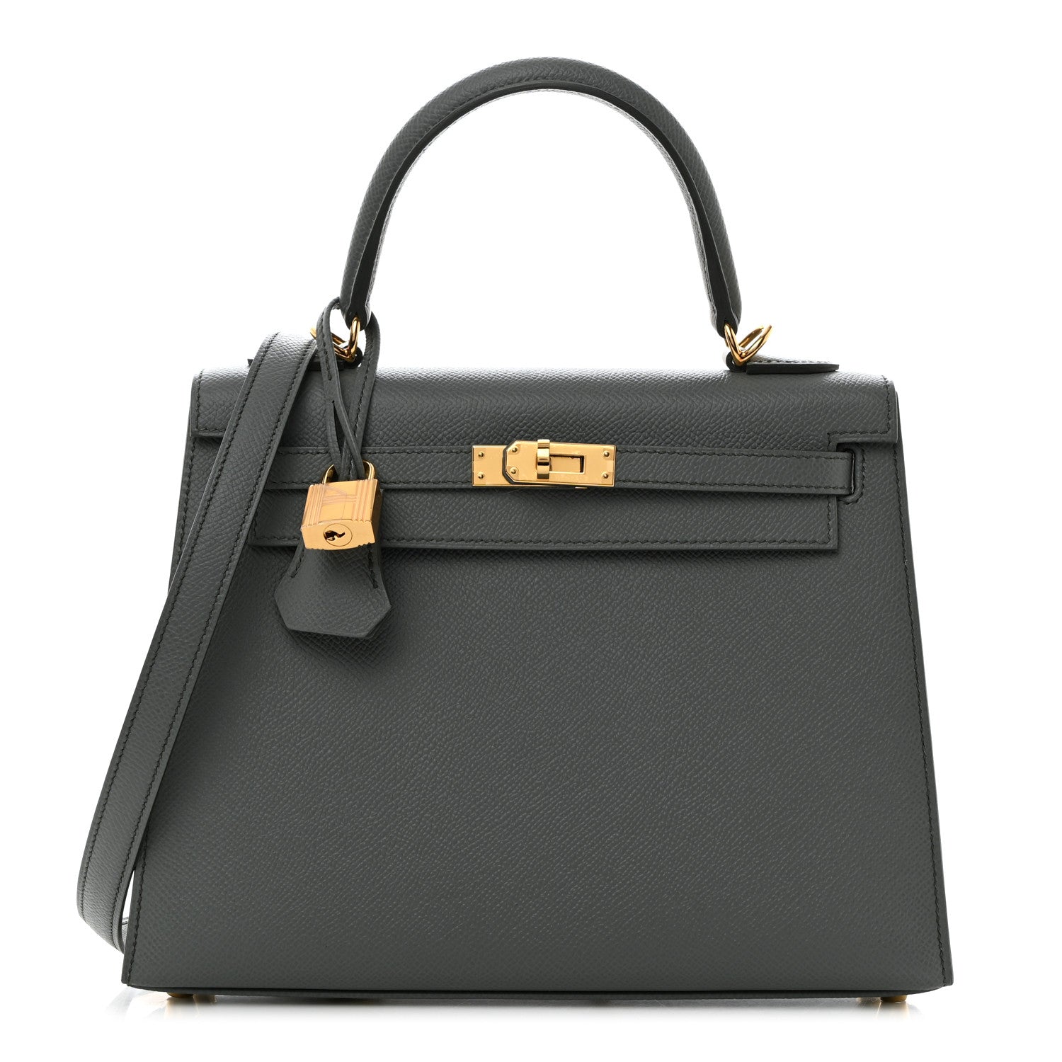 Hermes Epsom Kelly Sellier 25 Vert Amande 1 of 11