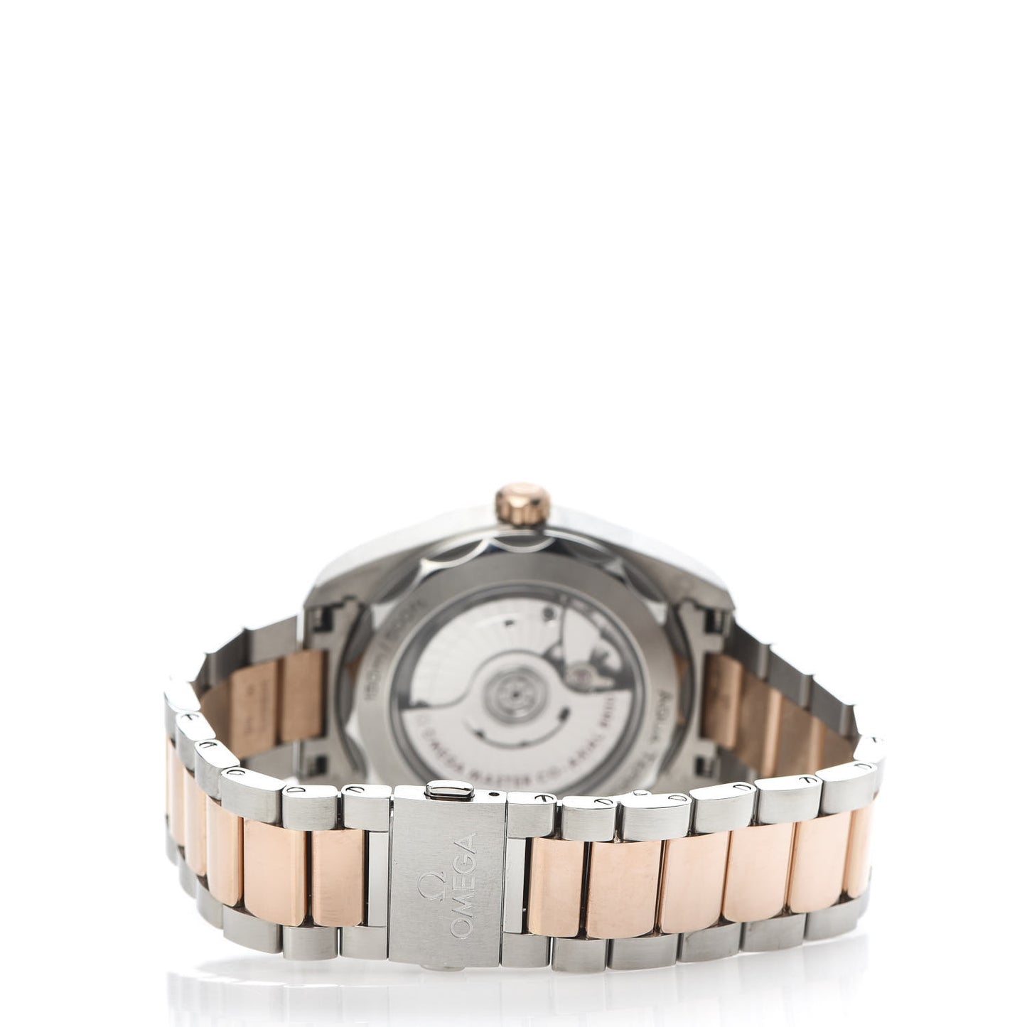 Stainless Steel 18K Sedna Gold Diamond Mother of Pearl 38mm Seamaster Aqua Terra Co-Axial Automatic Watch 220.20.38.20.55.001