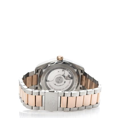 Omega Stainless Steel 18K Sedna Gold Diamond Mother of Pearl 38mm Seamaster Aqua Terra Co-Axial Automatic Watch 220.20.38.20.55.001 4 of 7