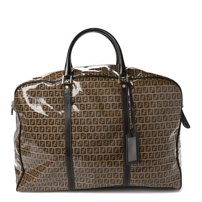 Fendi Vinyl Zucchino Travel Tote Moro 1 of 9