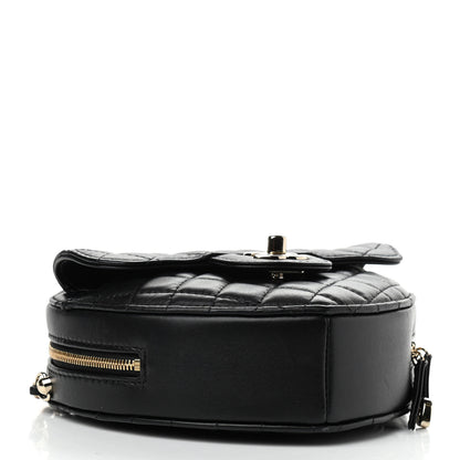 Chanel Lambskin Quilted CC In Love Heart Bag Black 4 of 10